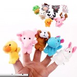 GTNINE Cute Animal Toy Cartoon Style Finger Puppets Story for Kids Children Shows Playtime Schools 10 Animals Set  B075B5NWY2